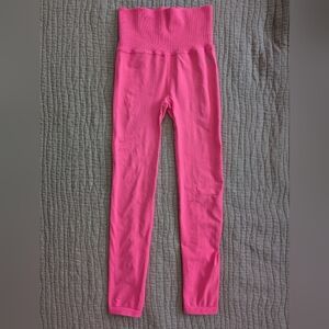 Free People Movement Tropical Pink Good Karma Leggings (S)